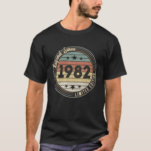 40. Jahr Geburtstag Geschenke Legend 1982 Limited  T-Shirt
