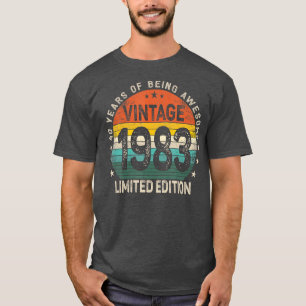 40 Jahre alt 1983 Vintage 40. Geburtstag Männer Fr T-Shirt