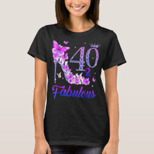 40 Jahre alt 40 & fabulous seit 1982 40. Geburtsta T-Shirt