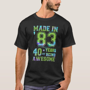 40 Jahre alt 40. Geburtstag Mädchen Männer Frauen  T-Shirt