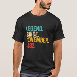 40 Jahre alt 40. Geburtstag seit November T-Shirt