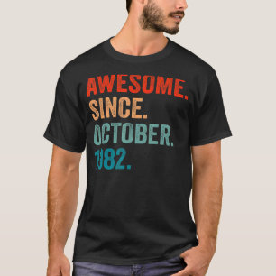 40 Jahre alt 40. Tag Männer Phantastisch seit Okto T-Shirt