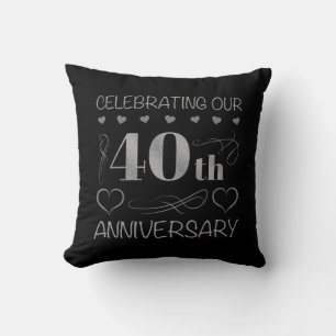 40 Jahre alt Kissen