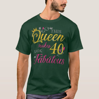 40 Jahre alte Geschenke 40 & Fabulous seit 1982 40 T-Shirt
