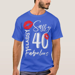40 Jahre alte Geschenke 40 & Fabulous seit 1982 40 T-Shirt