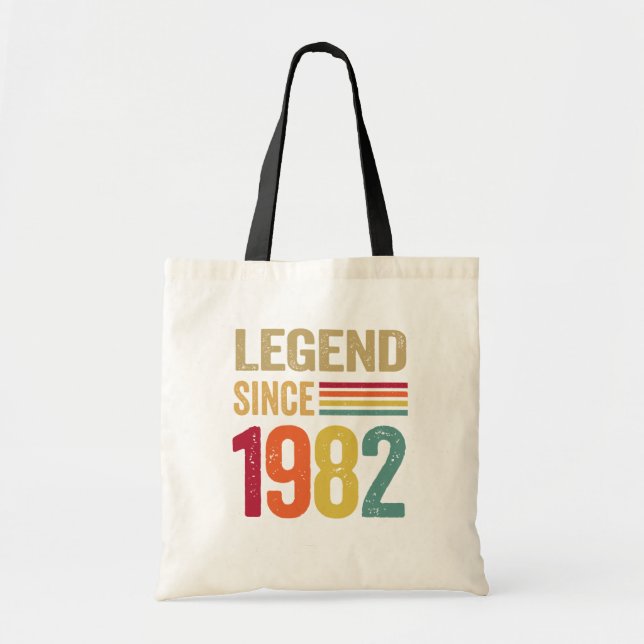 40 Jahre alte Geschenke Legend seit 1982 - 40. Tragetasche (Vorne)