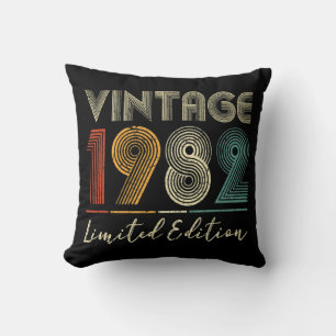 40 Jahre alte Geschenke Vintag 1982 Limited Editio Kissen