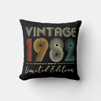 40 Jahre alte Geschenke Vintag 1982 Limited Editio Kissen