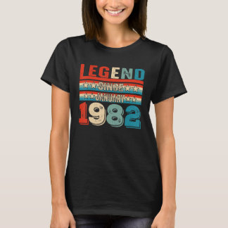 40 Jahre alte Legende seit Januar 1982 40. Geburts T-Shirt