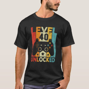 40 Jahre alte Männer Frauen 1982 Geburtstag Stufe T-Shirt