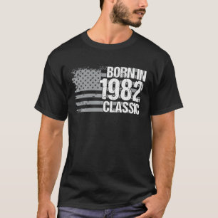 40 Jahre alte US-Flagge Vintag Classic 1982 40. T-Shirt