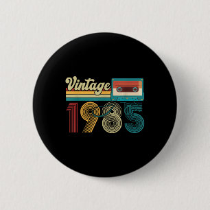 40 Jahre alte Vintage-1985-Cette-Tape 40. Geburtst Button