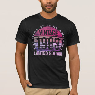 40 Jahre Awesome Limited Edition Vintage T-Shirt