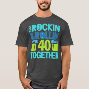 40 Jahre Jubiläum 40 Jahre Paare Geschenk T-Shirt