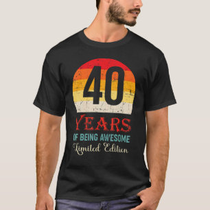 40 Jahre Phantastisch 40. Geburtstag T-Shirt