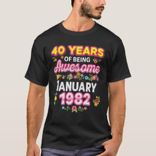 40 Jahre Phantastisch seit Januar 1982 T-Shirt