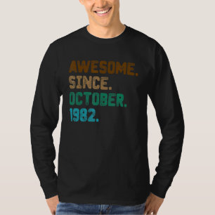 40 Jahre Phantastisch seit Oktober 1982 40. Geburt T-Shirt