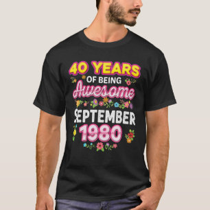 40 Jahre Phantastisch seit September 1980 T-Shirt