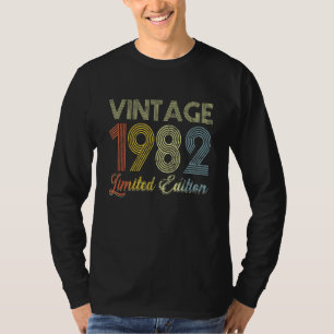 40 Jahre Phantastisch Vintag 1982 Retro 40. T-Shirt