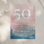 40 Jahre pink und blau Aquarell Einladung<br><div class="desc">Diese Jubiläumseinladung wurde entworfen, um sich mit unserer rosa und blauen Aquarellfarben-Kollektion abzustimmen. Die Jubiläumseinladung enthält einen Bogen über den prächtigen pastellrosa und blauen Aquarellhintergrund mit klassischem Script-Schriftart. Für eine erweiterte Anpassung dieses Designs, z.B. das Ändern des Layouts, des Schriftartes oder der Textgröße, klicken Sie bitte auf den obigen Button...</div>