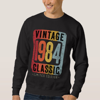 40 Jahre Vintag 1984 40. Geburtstagsdekoration Sweatshirt