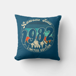 40 Jahre Vintag 40. Geburtstag 1982 Kissen