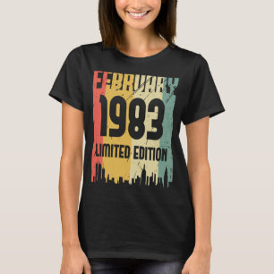 40 Jahre Vintage Legende seit Februar 1983 40. B T-Shirt