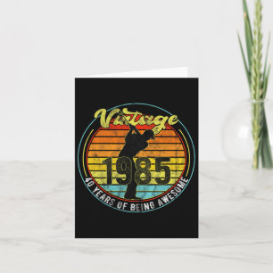 40 Jahre Vintager Golfer 1985 40. Geburtstag Karte