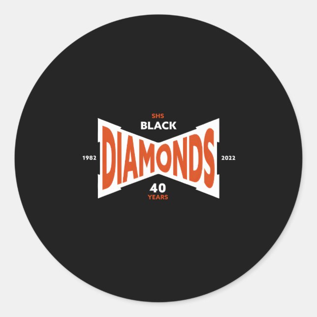 40 Jahre Wiedersehen-Klasse von 1982 Runder Aufkleber (Vorderseite)