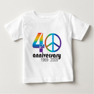 40. Jahrestag 1969-2009 Baby T-shirt