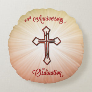 40. Jahrestag der Ordination, Rundgeschenk, Kissen