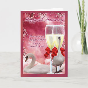 40. Jahrestag - Ruby-Jahrestag Karte