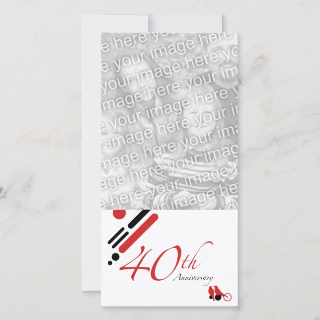 40. Jubiläum (Mod-Vögel) Ankündigung (Vorderseite)