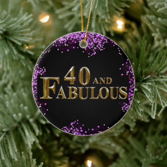 40. KERAMIK ORNAMENT (Baum)