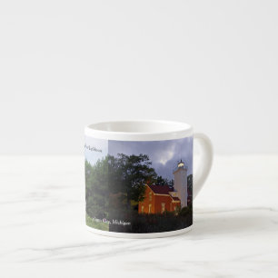 40 Mile Point Lighthouse 2 pict Espresso Tasse