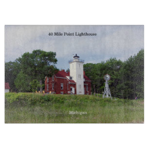 40 Mile Point Lighthouse-Schneidbrett Schneidebrett