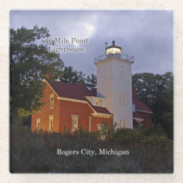 40 Mile Point Lighthouse Untersetzer