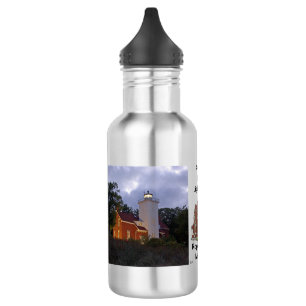 40 Mile Point Lighthouse Wasserflasche