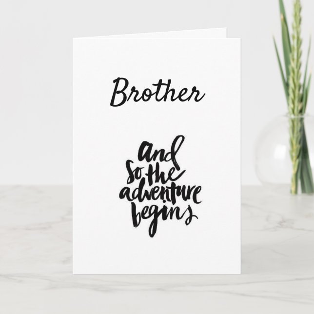 **40. MITTEL IN DER 40-ZONE**-BROTHER KARTE (Vorderseite)