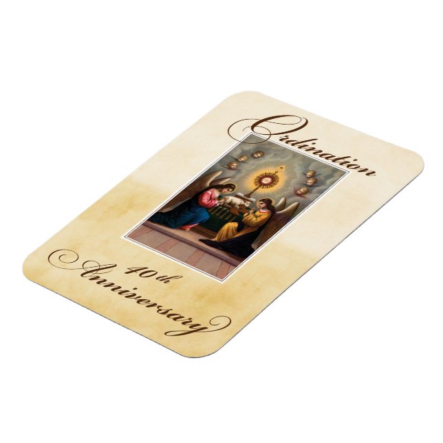 40. Ordination Anniversary Angels in Altar Magnet (Linke Seite)