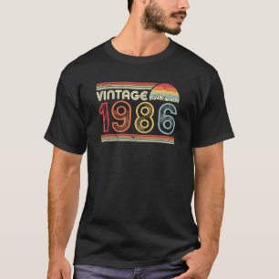 40. Retro 40 Jahre alt 40 Jahre alt 1986 Tagesgesc T-Shirt