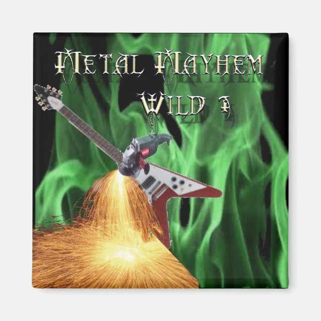 40 Rock Metal Mayhem Show Magnet (Vorne)