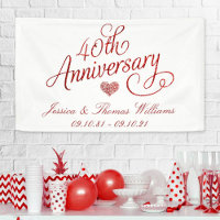 40. Ruby-Hochzeitstag
