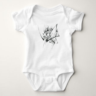 40 Schwarze Weiße Abstrakte Stammes-Tattoo-Kunst Baby Strampler