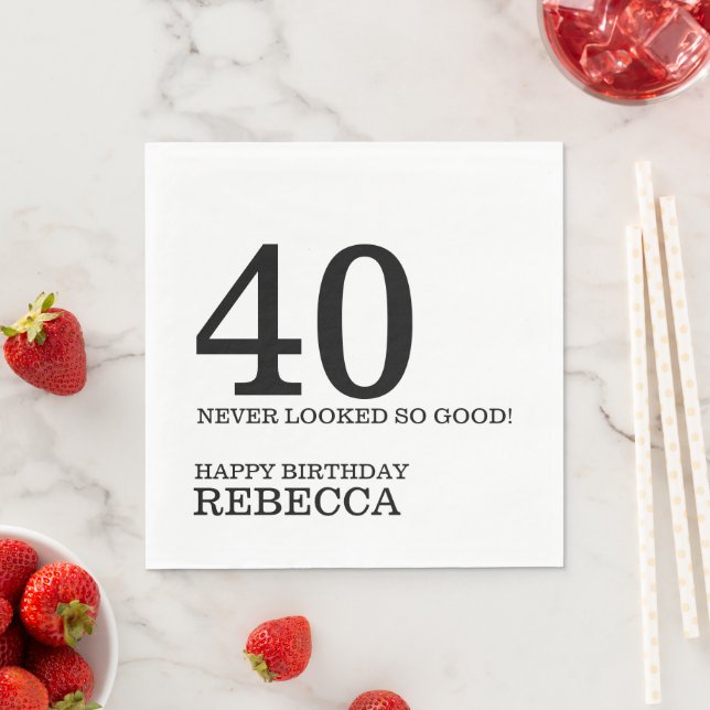 40. SERVIETTE (Beispiel)