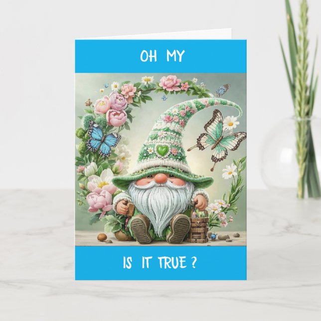 **40** SIEHT SICH SEHR GUT AUF SIE AUS! HAPPY BIRT KARTE (Vorderseite)