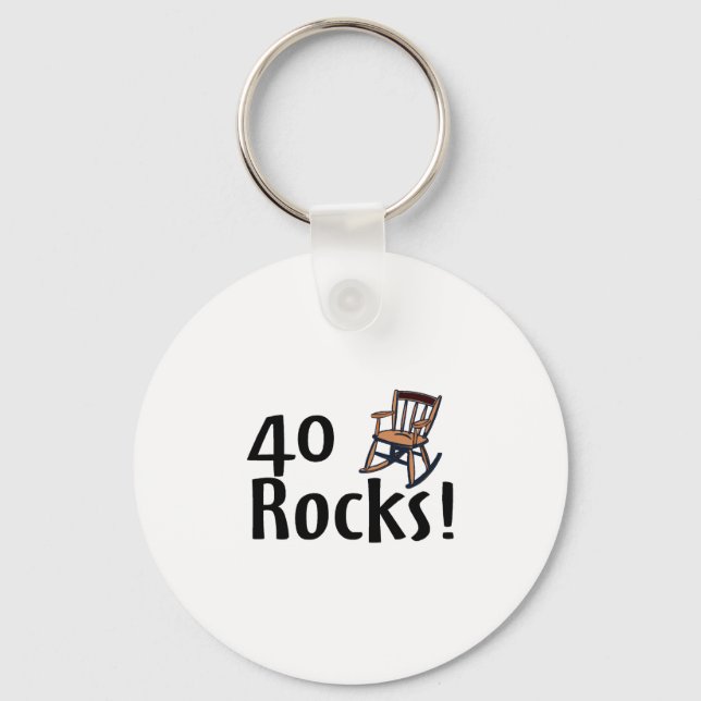 40 Steine Schlüsselanhänger (Vorderseite)