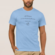 40 Tage warten | Christliches Herren T-Shirt