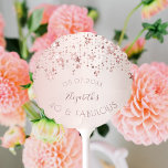 40 tolle Geburtstagsparty Rose Goldstars Ballon<br><div class="desc">Girly und trendige Ballons für eine 40 & fabelhafte Geburtstagsparty, 40. Geburtstag. Ein feminin hellrosa, goldfarbener Hintergrund aus Rose, der mit Rose goldtropfenden Sternen geschmückt ist. Personalisieren und fügen Sie ein Datum, Name/Alter 40. Kurzer Text und dunkle Rose, goldfarbene Buchstaben. Der Name ist mit einem modernen handgeschriebenen Stilskript geschrieben. Ideal...</div>