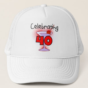40 Tshirts und Geschenke feiern Truckerkappe